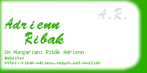 adrienn ribak business card